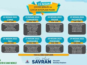 23 Nisan Çocuk Şenliği Ve Çocuk Kitapları Fuarı Açılıyor