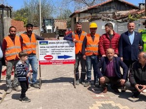 Aksakal Mahallesi Doğalgazına Kavuşuyor