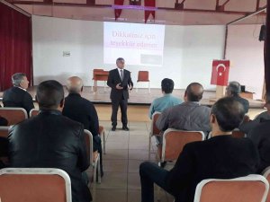 Altıntaş’ta Çiftçiler Sulama Suyu Konusunda Bilgilendirildi