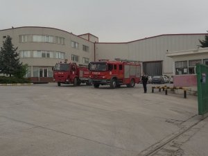Fabrikanın Üretim Bölümünde Çıkan Yangın Söndürüldü