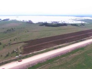 Amasya’da Yedikır Barajı’nın Kıyısı Tarımsal Üretime Kazandırılıyor