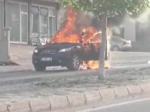 Konya’da Cip Alev Alev Yandı