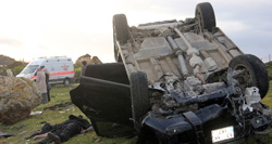 Sinop’ta trafik kazası 1 ölü