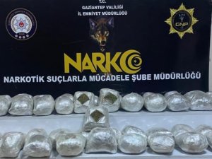 Gaziantep’te 28 Kilo Esrar Ele Geçirildi