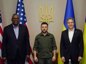 Zelenskiy, Abd Dışişleri Bakanı Blinken Ve Abd Savunma Bakanı Austin İle Görüştü