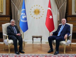 Cumhurbaşkanı Erdoğan İle Görüşen Guterres Moskova Yolunda