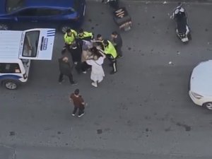 Esenyurt’ta Trafik Polisini Önce Tehdit Etti Sonra Üzerine Yürüdü