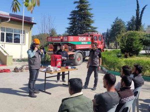Tarsus’ta Yangınla Mücadele Gönüllülerine Eğitim Verildi