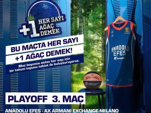 Anadolu Efes İş Birliğinde Yapılan ’Her Sayı +1 Ağaç Demek’ Projesi, Play-off’ta Da Devam Edecek