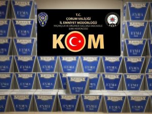 Çorum Polisinden Kaçak Sigara Operasyonu