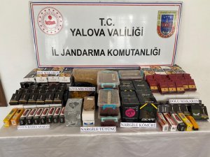 Yalova’da Jandarmadan Kaçak Sigara Operasyonu