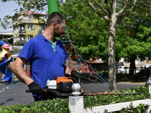 Parklara ’Bahar’ Bakımı