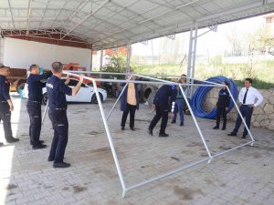 Çameli Belediyesi Personeline Uygulaması Afet Eğitimi