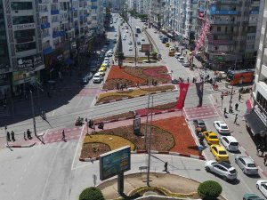 Büyükşehirden Su Tasarruflu Peyzaj Çalışması
