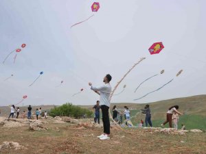 Cizre’de Öğrenciler Uçurtma Şenliğinde Doyasıya Eğlendi