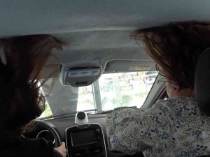 Jandarmadan ’Trafik’ Eğitimi: Simülasyon Aracında Kaza Anını Yaşadılar