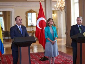 Dışişleri Bakanı Çavuşoğlu, Kolombiya Devlet Başkanı Marquez İle Bir Araya Geldi