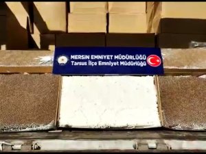 Mersin’de 5 Milyon Adet Dolu Makaron Ele Geçirildi