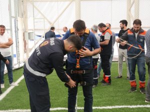 Belediye Personeline Yüksekte Güvenlik Eğitimi