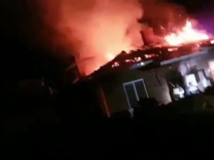 Mecitözü’nde Yangın