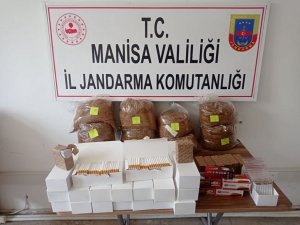 Pazar Tezgahında Bandrolsüz Tütün Ve Makaron Ele Geçirildi