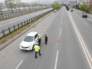 Jandarma Ve Emniyetten Giresun’da Bayram Öncesi Drone Destekli Trafik Denetimi