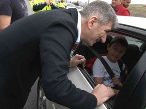 İ̇çişleri Bakan Yardımcısı İ̇nce, Trafik Denetimlerine Katıldı