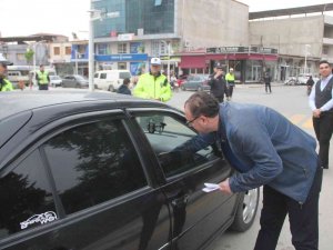 Sarıgöl’de Emniyet Kemeri Uygulaması