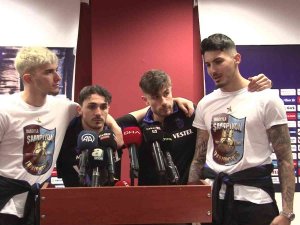 Trabzonsporlu Futbolculardan Maç Sonu Şampiyonluk Açıklamaları