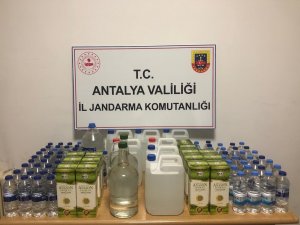 Evinde Alkol Üretip Satan Şahsa Operasyon