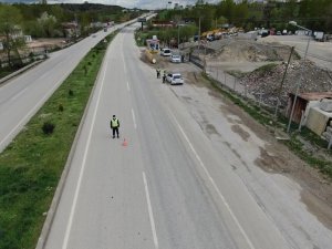 Jandarmadan Bayram Öncesi Dronlu Denetim