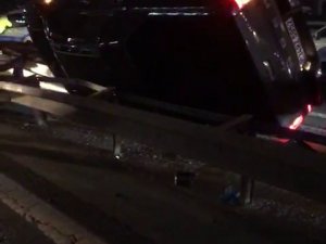Tem Otoyolu’nda “Makas” Kazasında Pikap Takla Attı: 4 Yaralı
