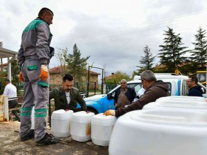 Çiftçilere Sıvı Gübre Desteği Bayram Öncesi Tamamlandı