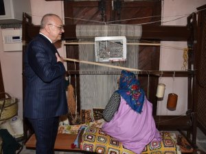 Başkan Ergün’den Üreten Kadınlara Ziyaret