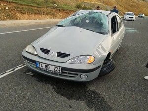 Bayburt’ta Trafik Kazası: 1 Yaralı