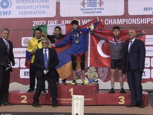 Ispartalı Halterci Dünya Üçüncüsü Oldu