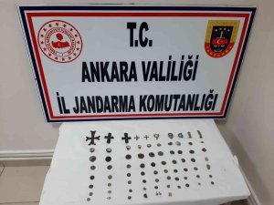 Başkentte Jandarma Değeri 85 Bin Tl Olan Tarihi Eserleri Ele Geçirdi