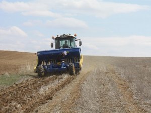 Yozgat’ta Toprak İşlemesiz Nohut Ekimi Yapıldı