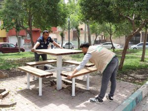 Haliliye’de Parklara Bahar Bakımı