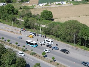 Bayram Dönüşü Trafiğine Helikopterli Denetim