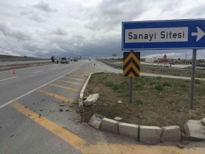 Konya’da Otomobil Takla Attı: 1 Yaralı