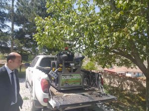 Kula Köyüne Modern İlaçlama Aracı