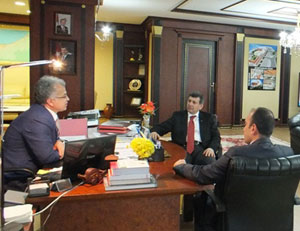 Kazmaz’dan Başkan Kasap'a Ziyaret