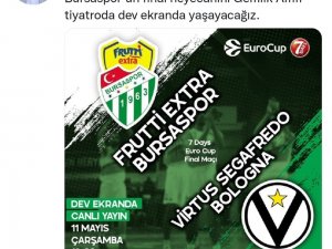Bursaspor’un Final Maçı Dev Ekranda İzlenecek