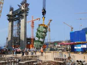 Kundankulam Ngs’nin 3’üncü Ünitesine Reaktör Kabı Kuruldu