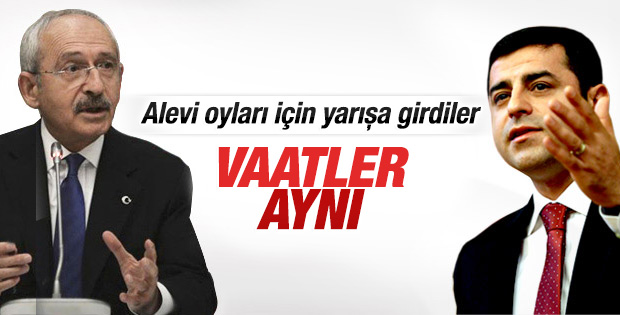 CHP ve HDP Alevi oyları için yarışıyor