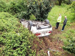 Nişana Giden Damat Adayını Emniyet Kemeri Kurtardı