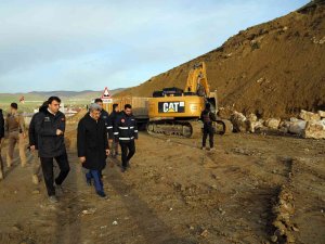 Heyelan Sonrası Başlatılan Çalışmalar Devam Ediyor