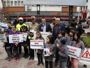 Gümüşhane’de "Yayalar İ̇çin 5 Adımda Güvenli Trafik" Uygulaması Yapıldı