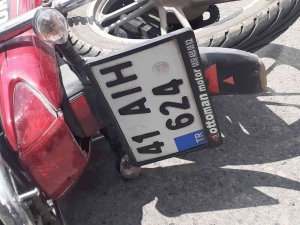 Cip İle Çarpışan Motosikletin Sürücüsü Yaralandı